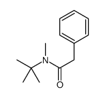 N-tert-butyl-N-methyl-2-phenylacetamide结构式