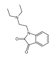 1-[2-(DIETHYLAMINO)ETHYL]-1H-INDOLE-2,3-DIONE structure