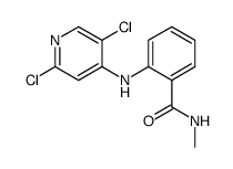 2-[(2,5-dichloro-4-pyridinyl)amino]-N-methylbenzamide Structure