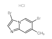 3,6-Dibromo-7-methylimidazo[1,2-a]pyridine hydrochloride structure