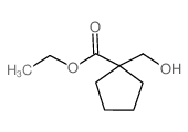 Ethyl 1-(hydroxymethyl)cyclopentanecarboxylate structure