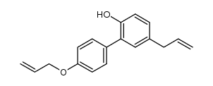 5'-allyl-4-allyloxy-2'-hydroxybiphenyl Structure