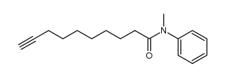 N-methyl-dec-9-ynanilide结构式