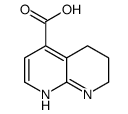 5,6,7,8-tetrahydro-1,8-naphthyridine-4-carboxylic acid Structure