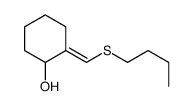 2-(butylsulfanylmethylidene)cyclohexan-1-ol结构式