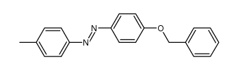 (4-benzyloxy-phenyl)-p-tolyl-diazene Structure