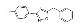 5-benzyl-3-(4-methylphenyl)-1,2,4-oxadiazole Structure