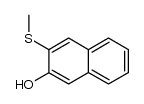 2-hydroxy-3-(methylthio)naphthalene Structure