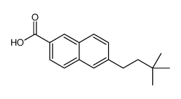 6-(3,3-Dimethylbutyl)-2-naphthoic acid结构式
