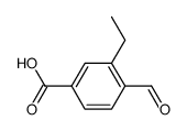 3-ethyl-4-formylbenzoic acid Structure