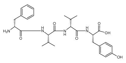 D-Phe-L-Val-D-Val-L-Tyr结构式