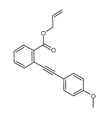 prop-2-en-1-yl 2-[(4-methoxyphenyl)ethynyl]benzoate Structure