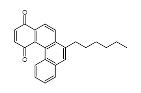 7-hexylbenzo[c]phenanthrene-1,4-dione Structure