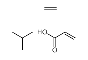 ethene,2-methylpropane,prop-2-enoic acid结构式