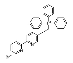 triphenyl-[(6-pyridin-2-ylpyridin-3-yl)methyl]phosphanium,bromide结构式