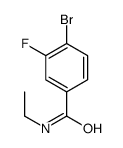 4-bromo-N-ethyl-3-fluorobenzamide Structure