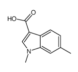 1,6-dimethyl-1H-indole-3-carboxylic acid结构式