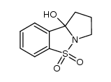 9b-hydroxy-1,2,3,9b-tetrahydrobenzo[d]pyrrolo[1,2-b]isothiazole 5,5-dioxide Structure