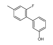 3-(2-fluoro-4-methylphenyl)phenol Structure