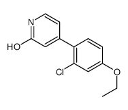 4-(2-chloro-4-ethoxyphenyl)-1H-pyridin-2-one结构式