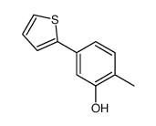 2-methyl-5-thiophen-2-ylphenol Structure