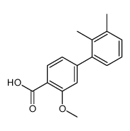 4-(2,3-dimethylphenyl)-2-methoxybenzoic acid结构式