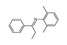 N-(1-phenylpropylidene)-2,6-xylylamine结构式