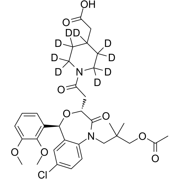 Lapaquistat-d9 acetate Structure