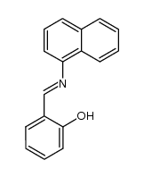 (E)-2-((naphthalene-1-ylimimno)methyl)phenol Structure