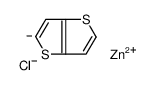 chlorozinc(1+),5H-thieno[3,2-b]thiophen-5-ide Structure