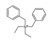 dibenzyl(diethyl)azanium Structure