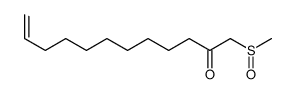 1-methylsulfinyldodec-11-en-2-one Structure