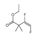 ethyl (Z)-3,4-difluoro-2,2-dimethylbut-3-enoate Structure