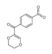 (5,6-dihydro-1,4-dioxin-2-yl)(4-nitrophenyl)methanone结构式