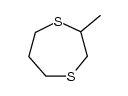 2-methyl-1,4-dithiacycloheptane结构式