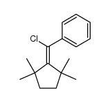 (chloro(2,2,5,5-tetramethylcyclopentylidene)methyl)benzene结构式
