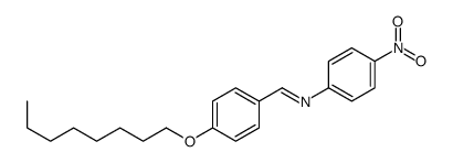 N-(4-nitrophenyl)-1-(4-octoxyphenyl)methanimine Structure