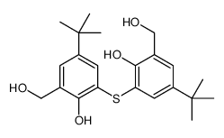 4-tert-butyl-2-[5-tert-butyl-2-hydroxy-3-(hydroxymethyl)phenyl]sulfanyl-6-(hydroxymethyl)phenol Structure