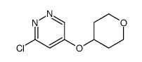 3-chloro-5-(oxan-4-yloxy)pyridazine Structure