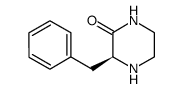 Piperazinone, 3-(phenylmethyl)-, (S)- (9CI)结构式