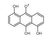 1,5-dihydroxy-9,10-anthraquinone semiquinone结构式