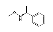 (S)-O-methyl-N-(1-phenylethyl)hydroxylamine Structure