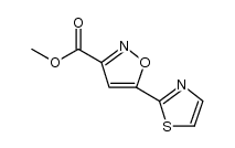 Methyl 5-(2-Thiazolyl)isoxazole-3-carboxylate structure