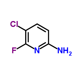 5-Chloro-6-fluoro-pyridin-2-ylamine structure