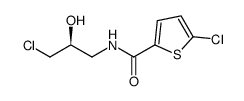 5-chloro-N-[(2S)-3-chloro-2-hydroxypropyl]thiophene-2-carboxamide结构式