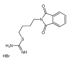 4-(1,3-dioxoisoindol-2-yl)butyl carbamimidothioate,hydrobromide结构式