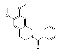 (6,7-dimethoxy-3,4-dihydro-1H-isoquinolin-2-yl)-phenylmethanone结构式