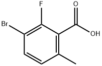 3-bromo-2-fluoro-6-methyl-benzoic acid Structure