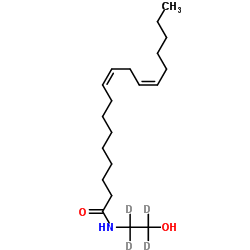 Linoleoyl Ethanolamide-d4结构式
