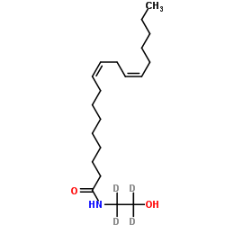 Linoleoyl Ethanolamide-d4 structure